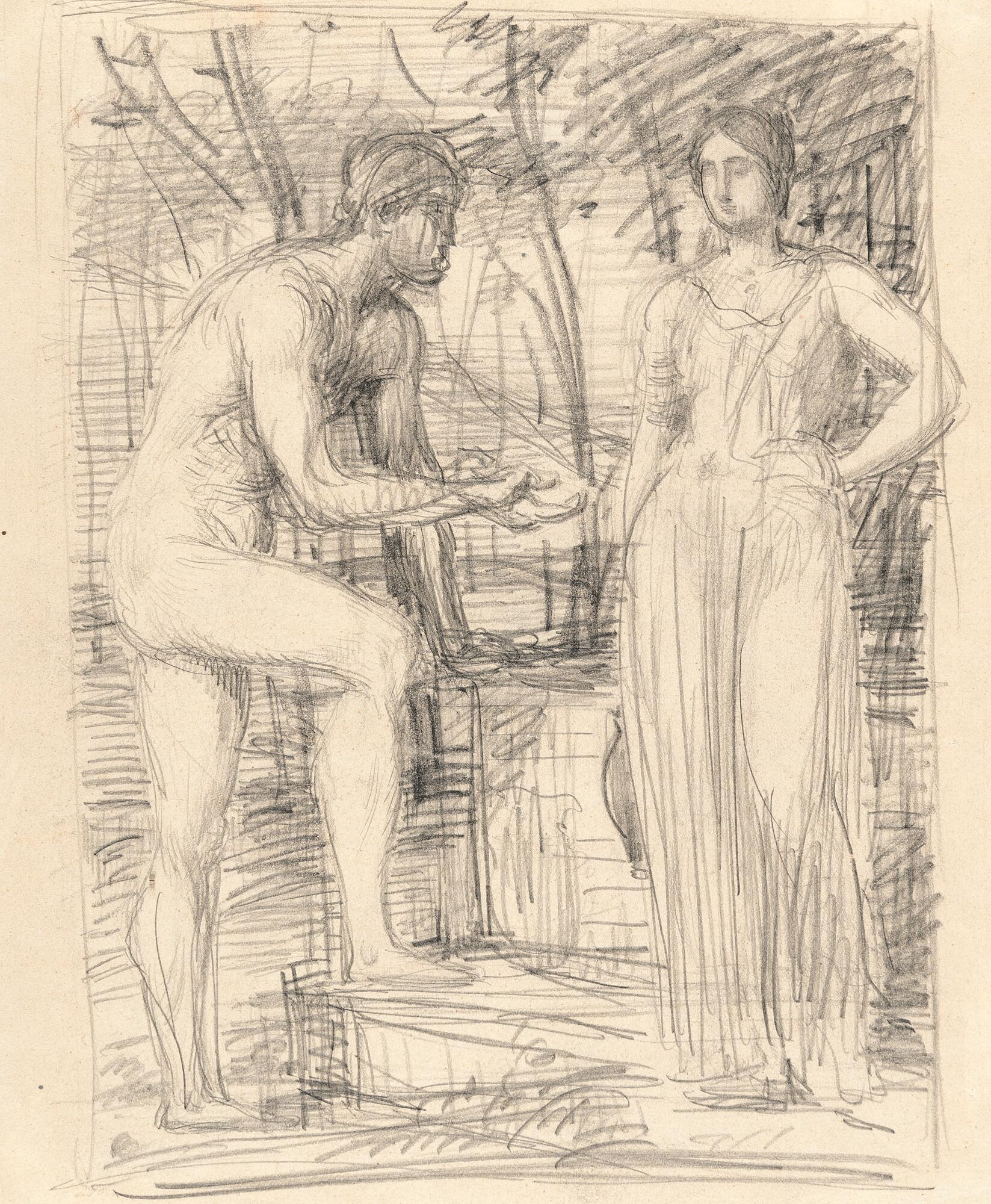 Hans von Marées - Am Brunnen