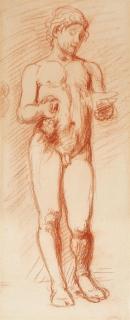 Hans von Marées - Studie für einen Bacchus