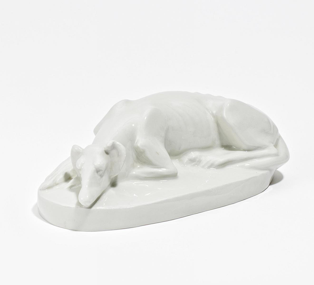 Hans Wimmer - Liegender Hund.