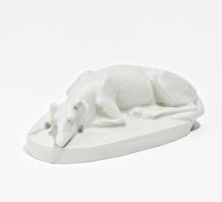 Hans Wimmer - Liegender Hund.