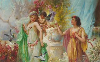 Hans Zatzka - A classical idyll