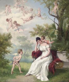 Hans Zatzka - A message from Cupid