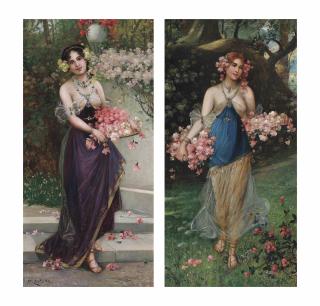 Hans Zatzka - The Maidens Of Spring