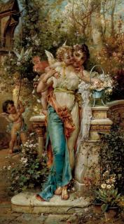 Hans Zatzka - Venus and Amor