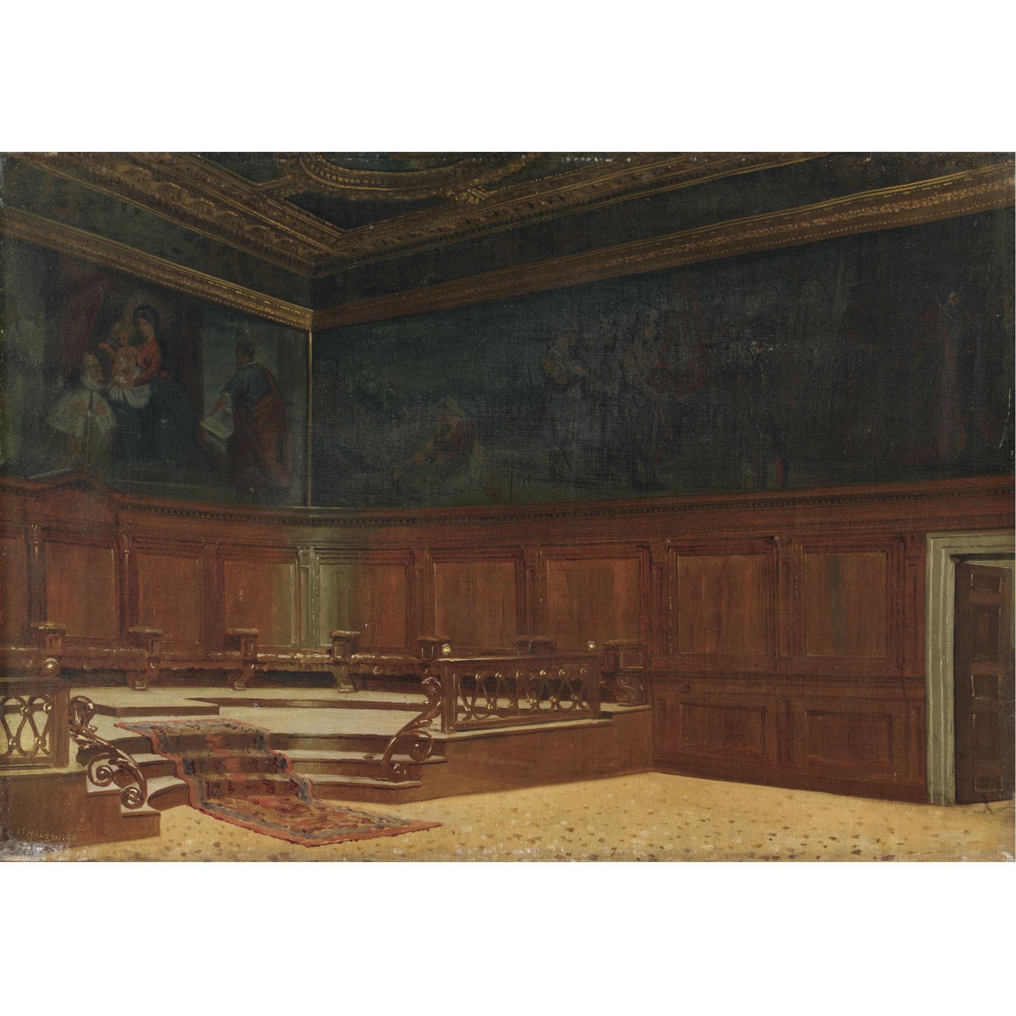 Hansen Josef Theodor - Palazzo Del Doge, Sala Della Bussola, Venezia