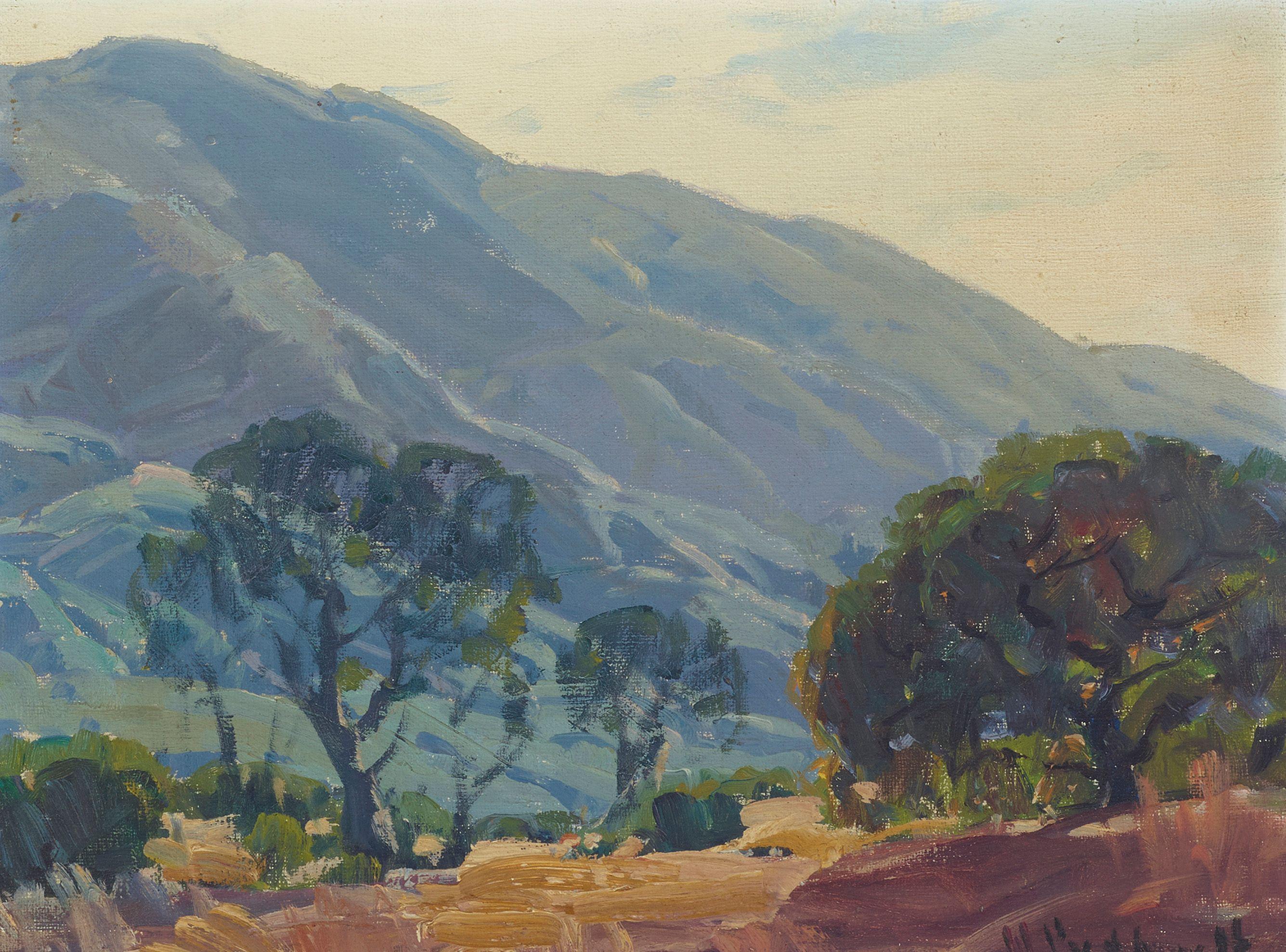 Hanson Puthuff - Landscape with Foothills and Trees