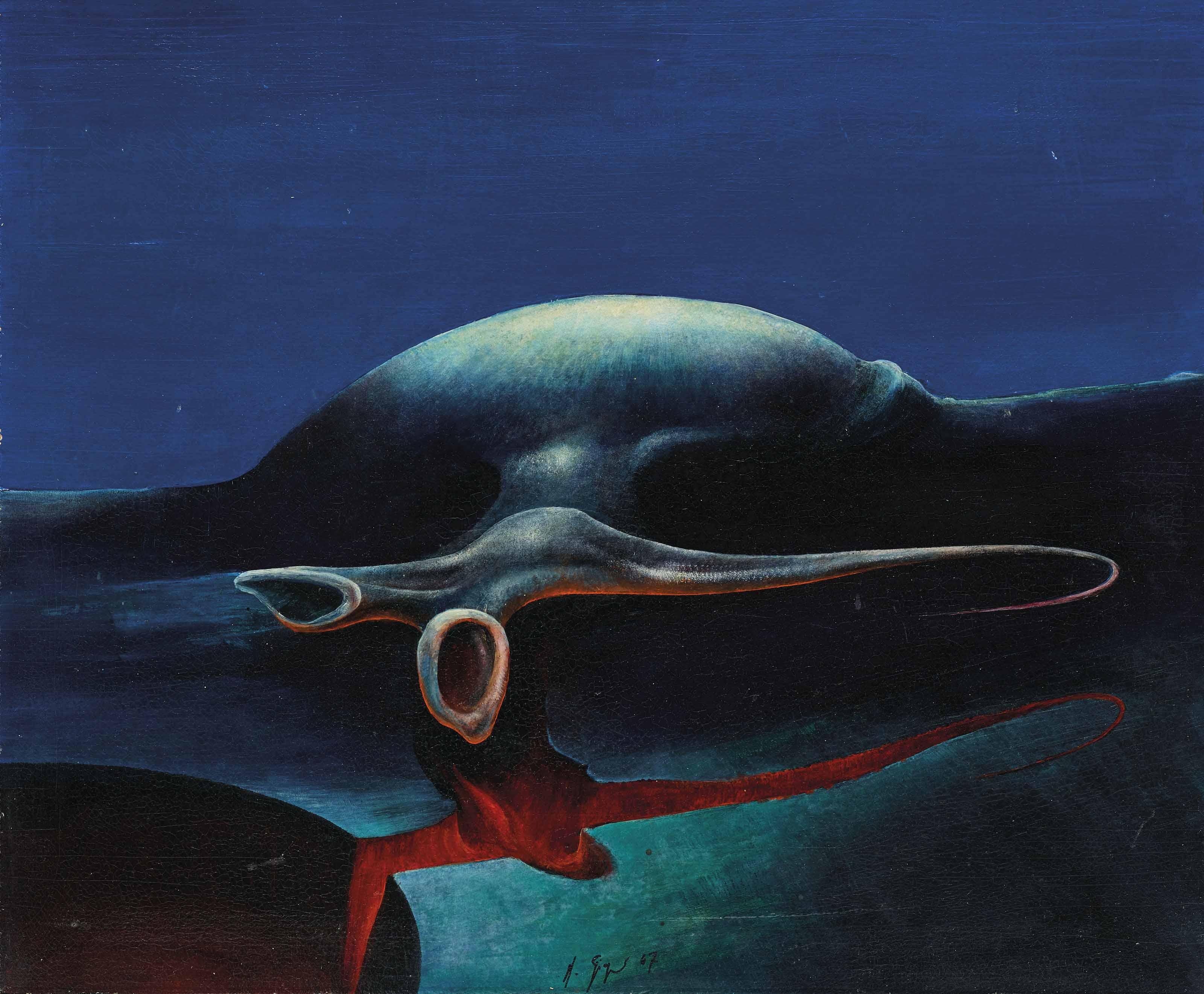 Hansruedi Giger - Landschaft, 1967