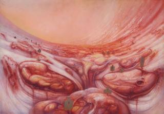 Hansruedi Giger - Landschaft X (Tell \'73), 1972