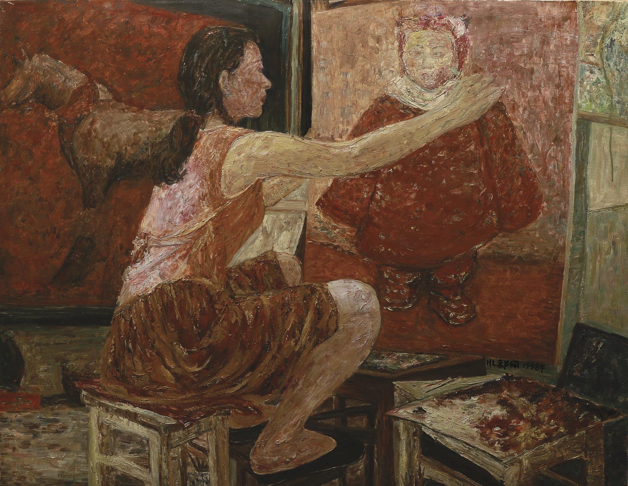 Hao Li - Self Portrait In The Artist\'S Studio