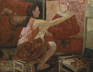 Hao Li - Self Portrait In The Artist\'S Studio