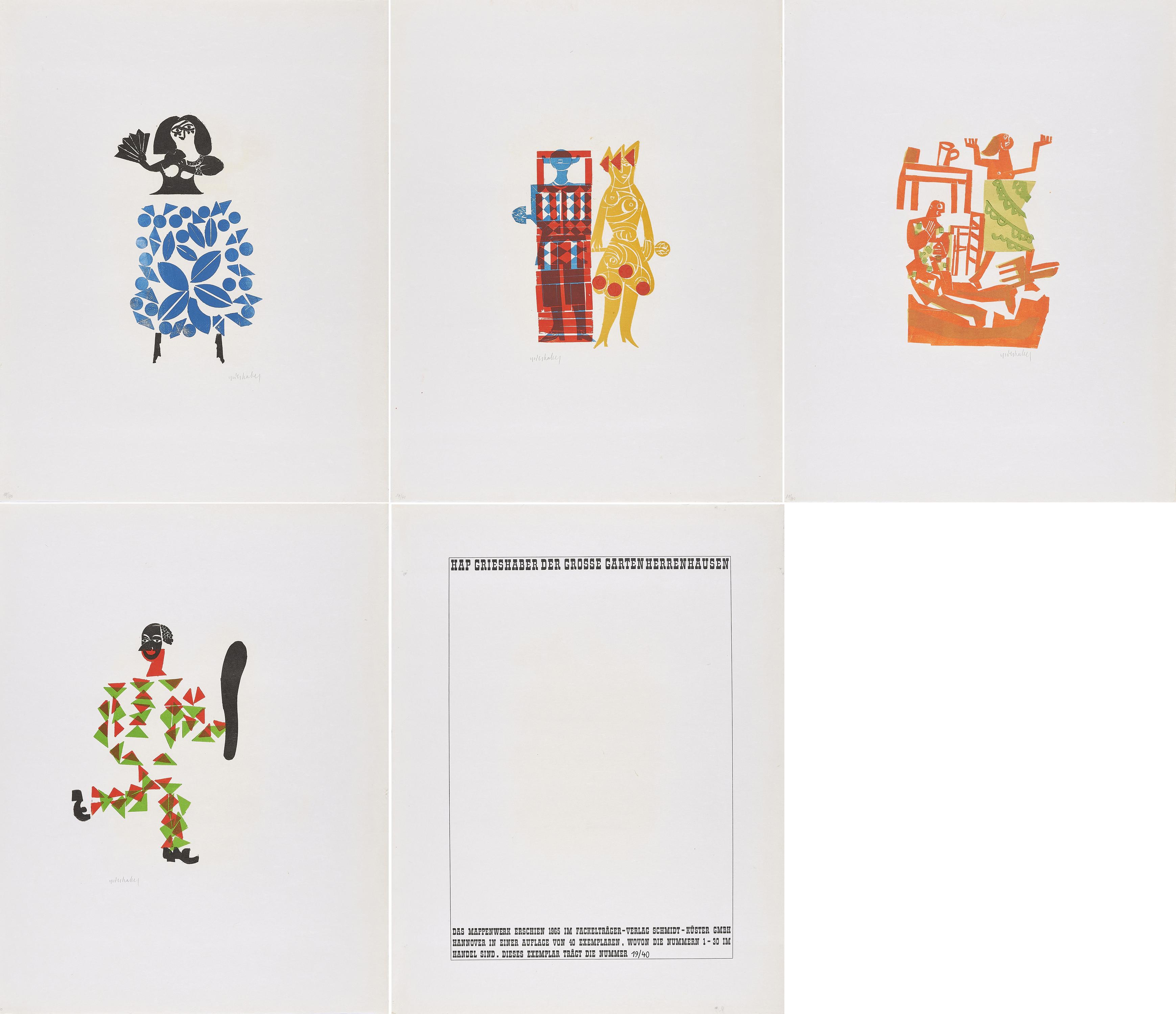 HAP Grieshaber - Der große Garten Herrenhausen.