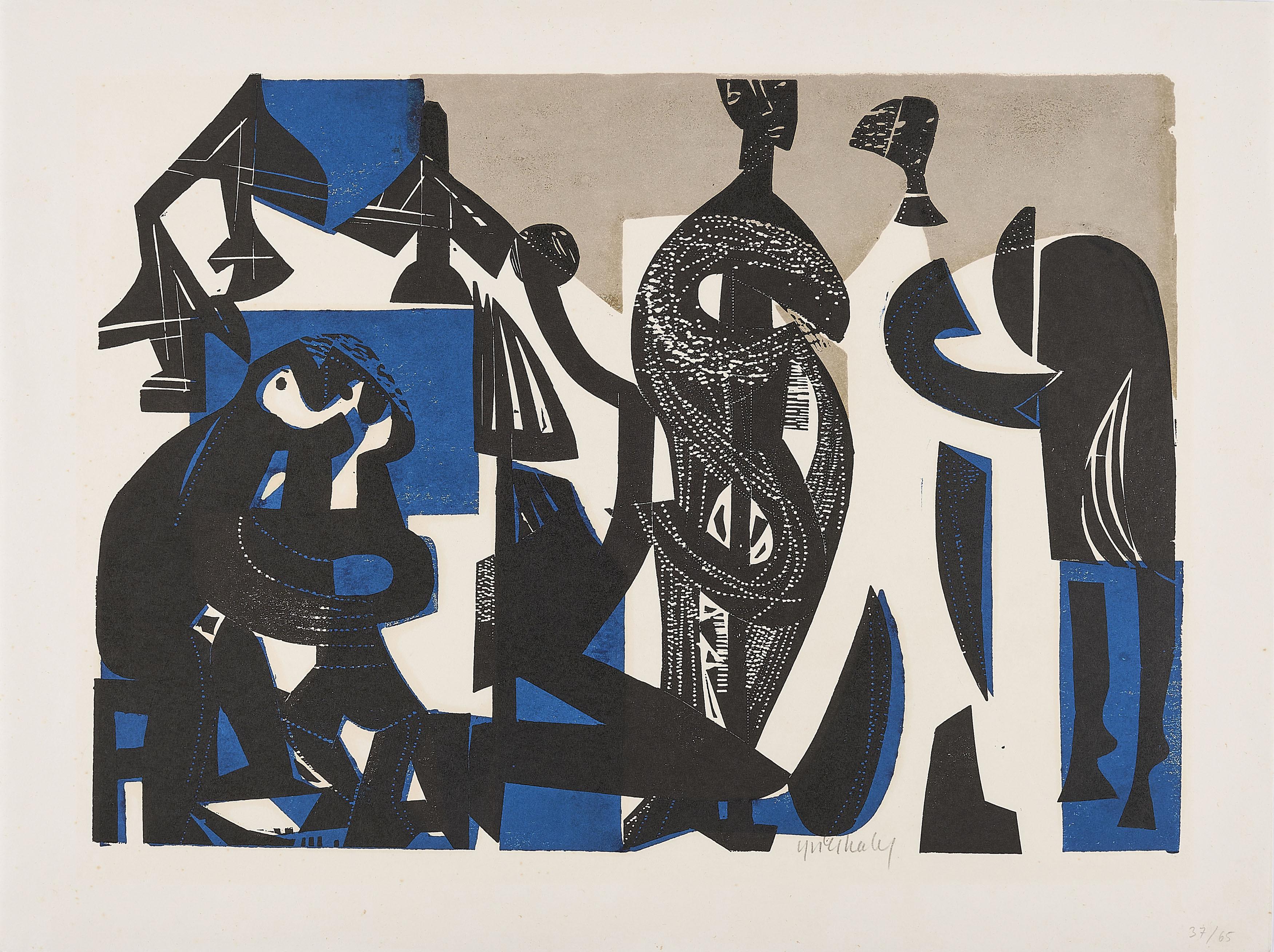 HAP Grieshaber - Schwarzer Odysseus.