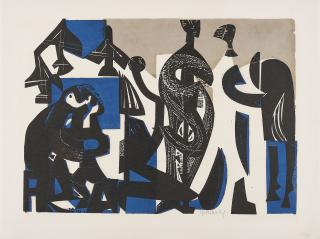 HAP Grieshaber - Schwarzer Odysseus.