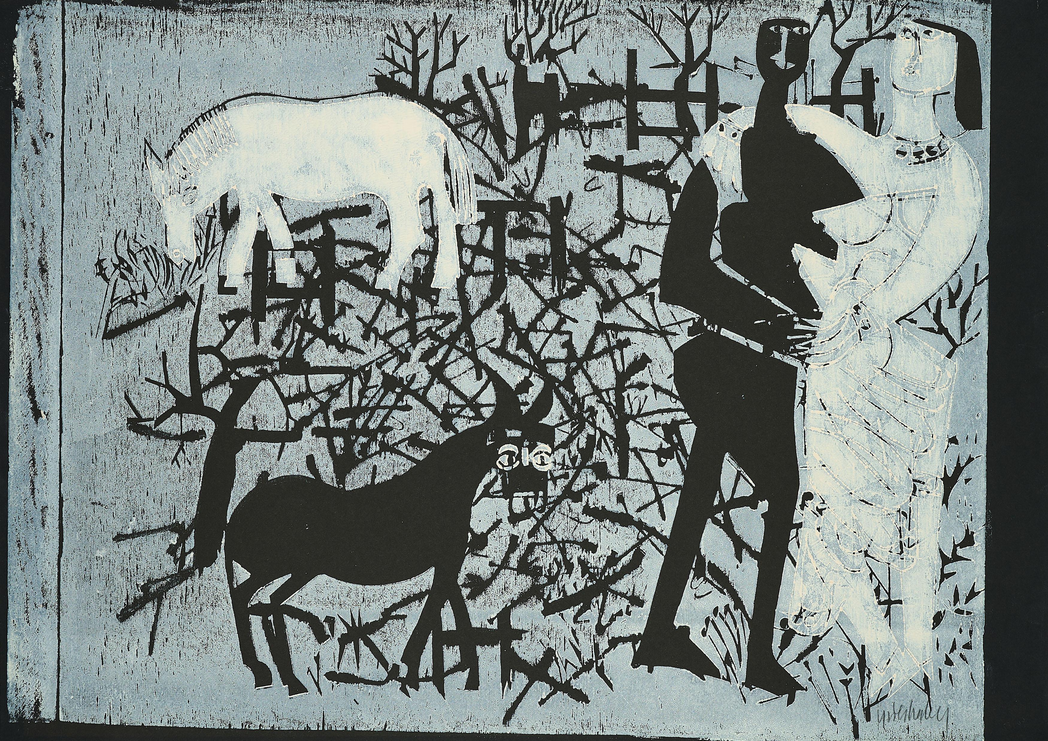 HAP Grieshaber - Winterlandschaft.