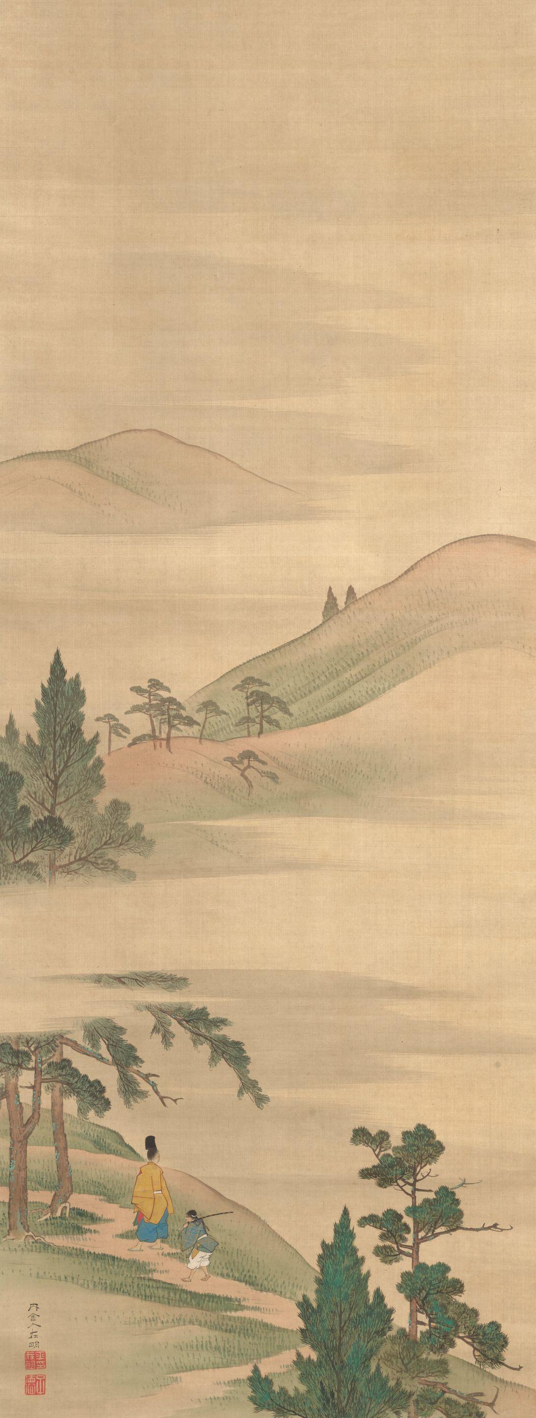 Hara Zaimei - A Visit to Inari Shrine