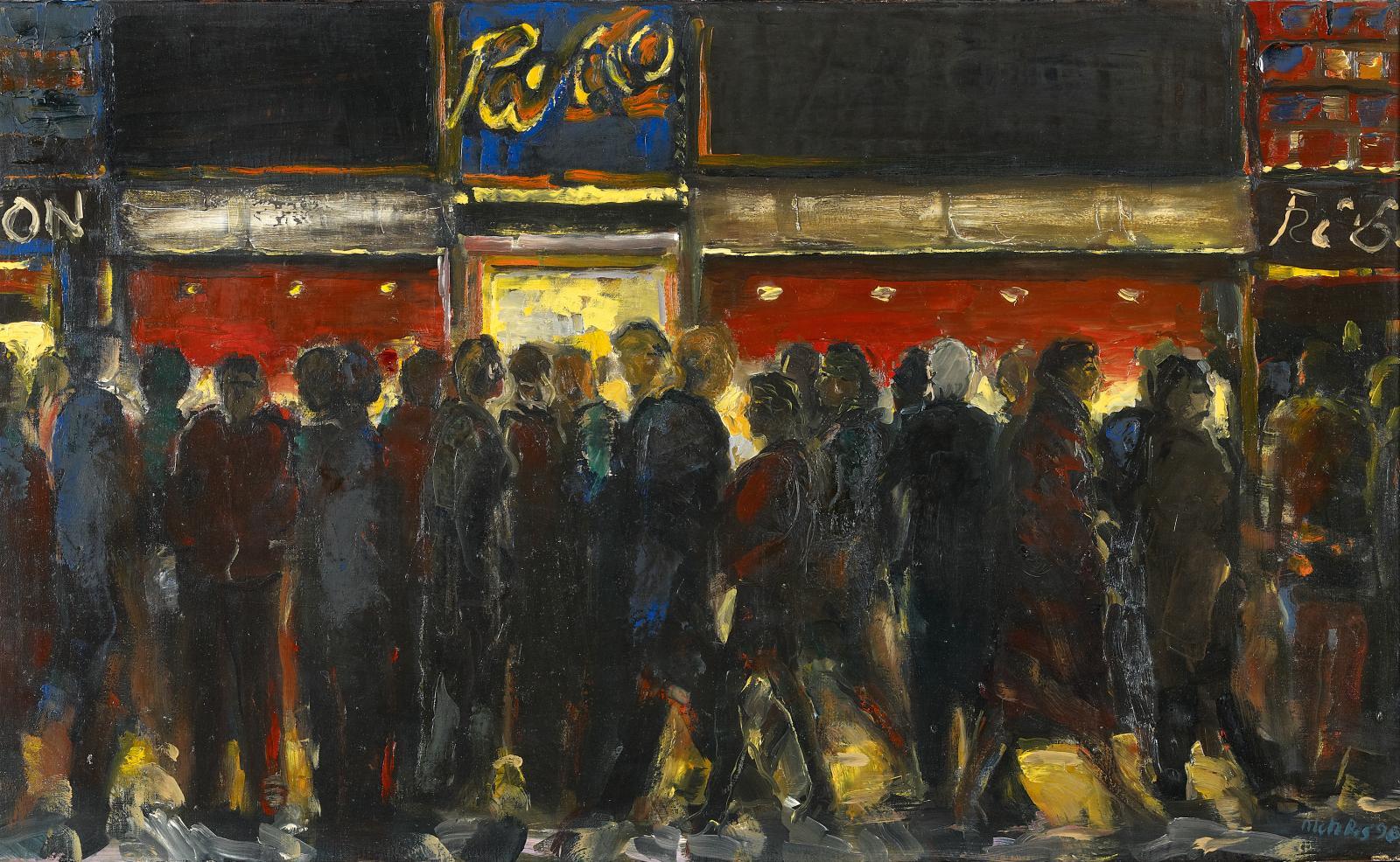 Harald Metzkes - Ohne Titel (Straßenansicht aus Wien)