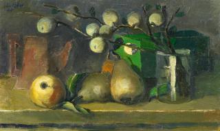 Harald Metzkes - Stillleben mit japanischer Quitte