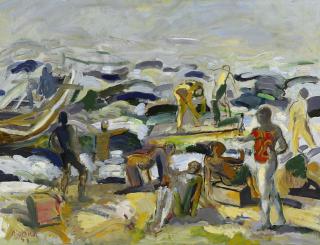 Harald Metzkes - Strandszene