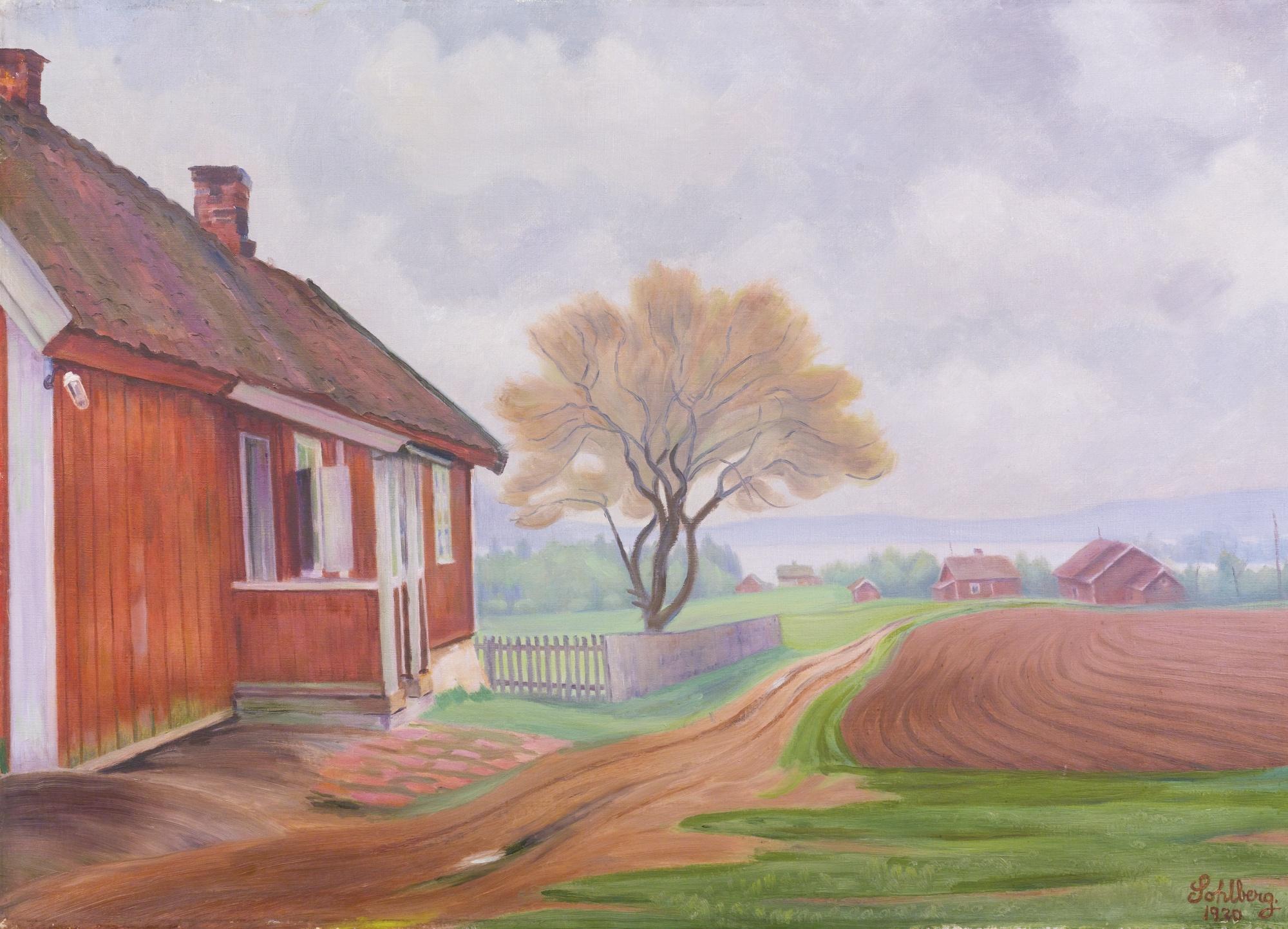 Harald Oskar Sohlberg - Sittpå, Maridalen