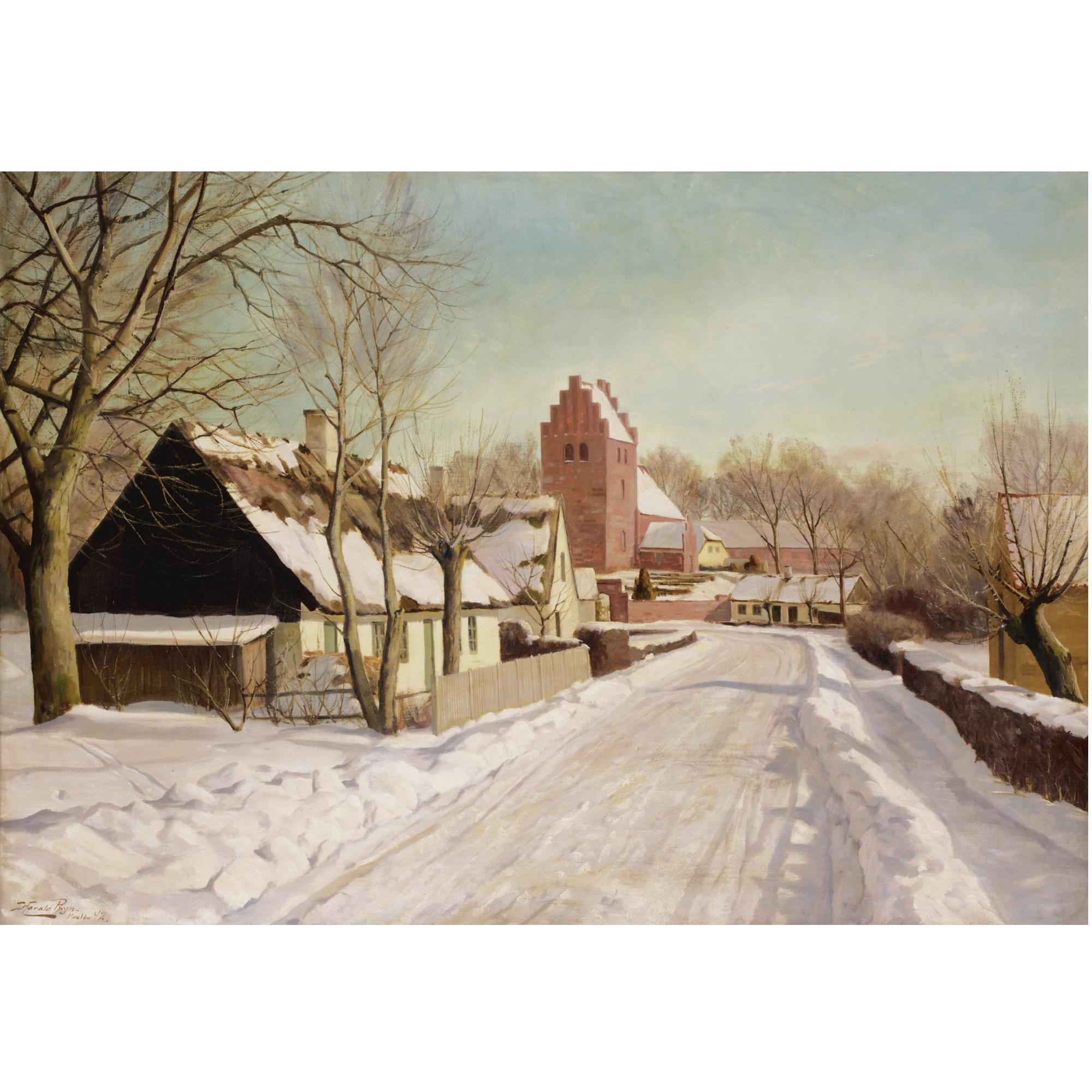 Harald Pryn - Danish Snevejr (A Snowy Day)