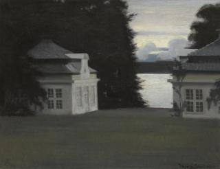 Harald Slott-Möller - Danish the Eremitage Pavilions In The Royal Gardens At Fredensborg