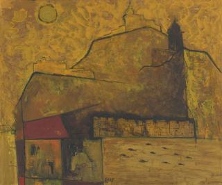 Hari Ambadas Gade - Untitled (Coastal Town)