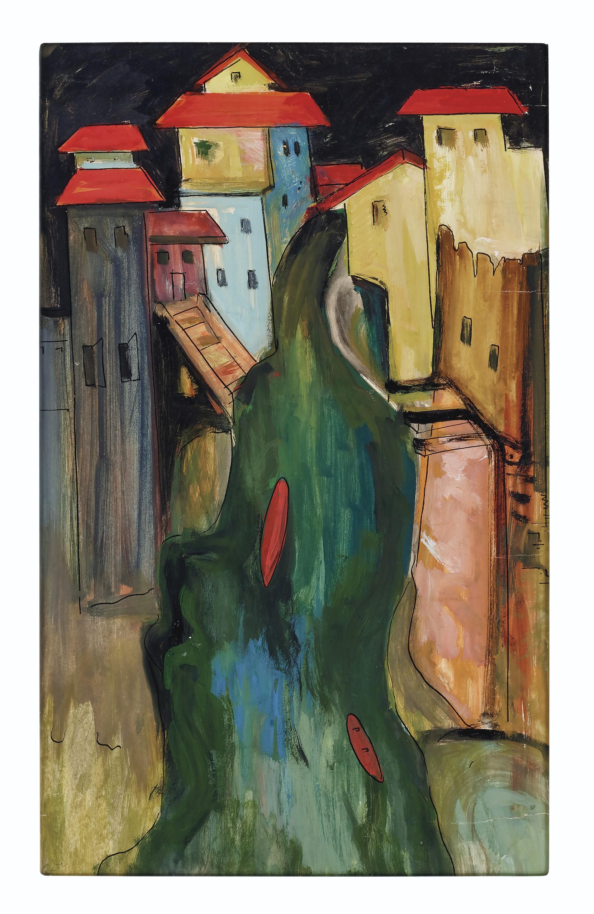 Hari Ambadas Gade - Untitled (Kashmir Landscape)