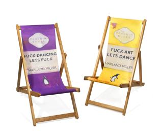 Harland Miller - Fuck Art Let\'S Dance / Fuck Dancing Let\'S Fuck (Deck Chairs)