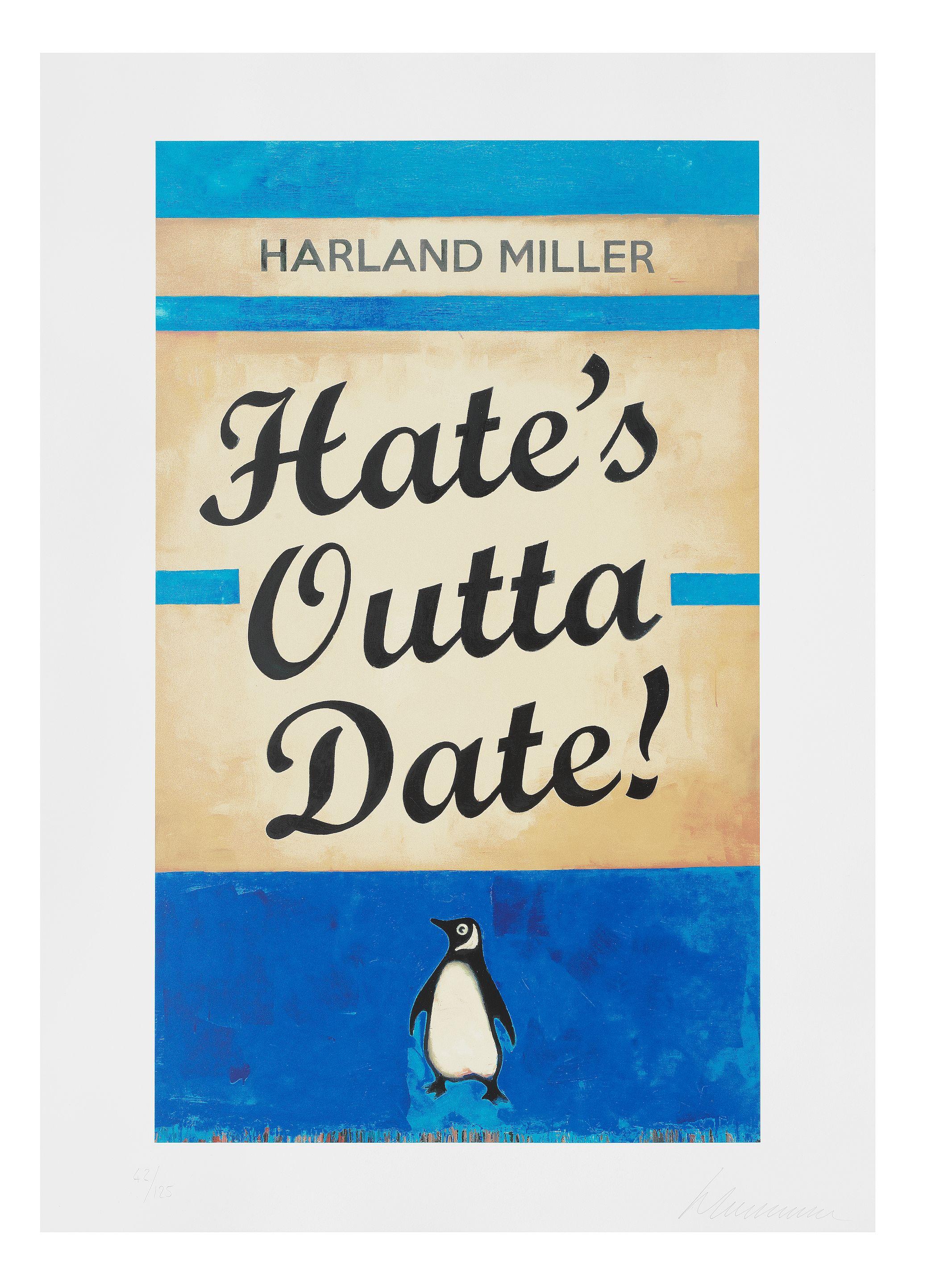 Harland Miller - Hate\'s Outta Date (Blue)