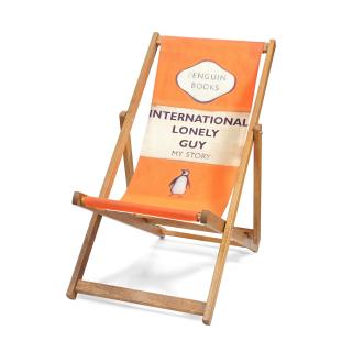 Harland Miller - International Lonely Guy (Deck Chair)