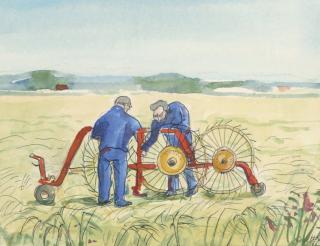 Harm Kamerlingh Onnes - A Haymaking Machine On Terschelling
