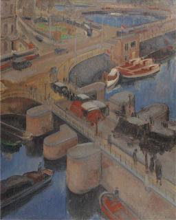 Harmen Meurs - Brug bij Victoria Hotel en Centraal Station