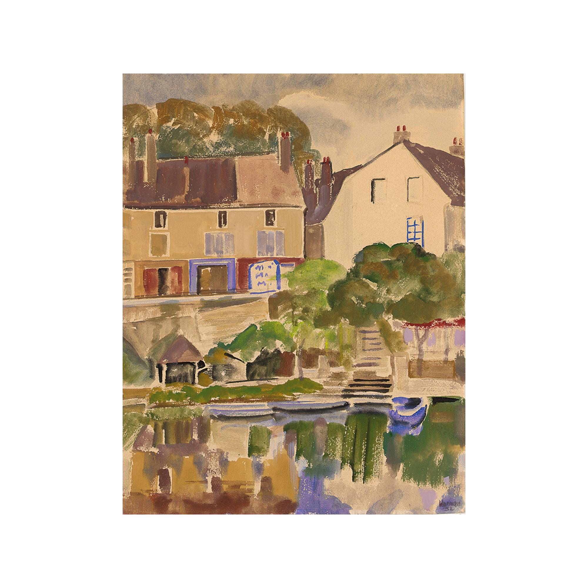 Harmen Meurs - Village Along The Loing, France 