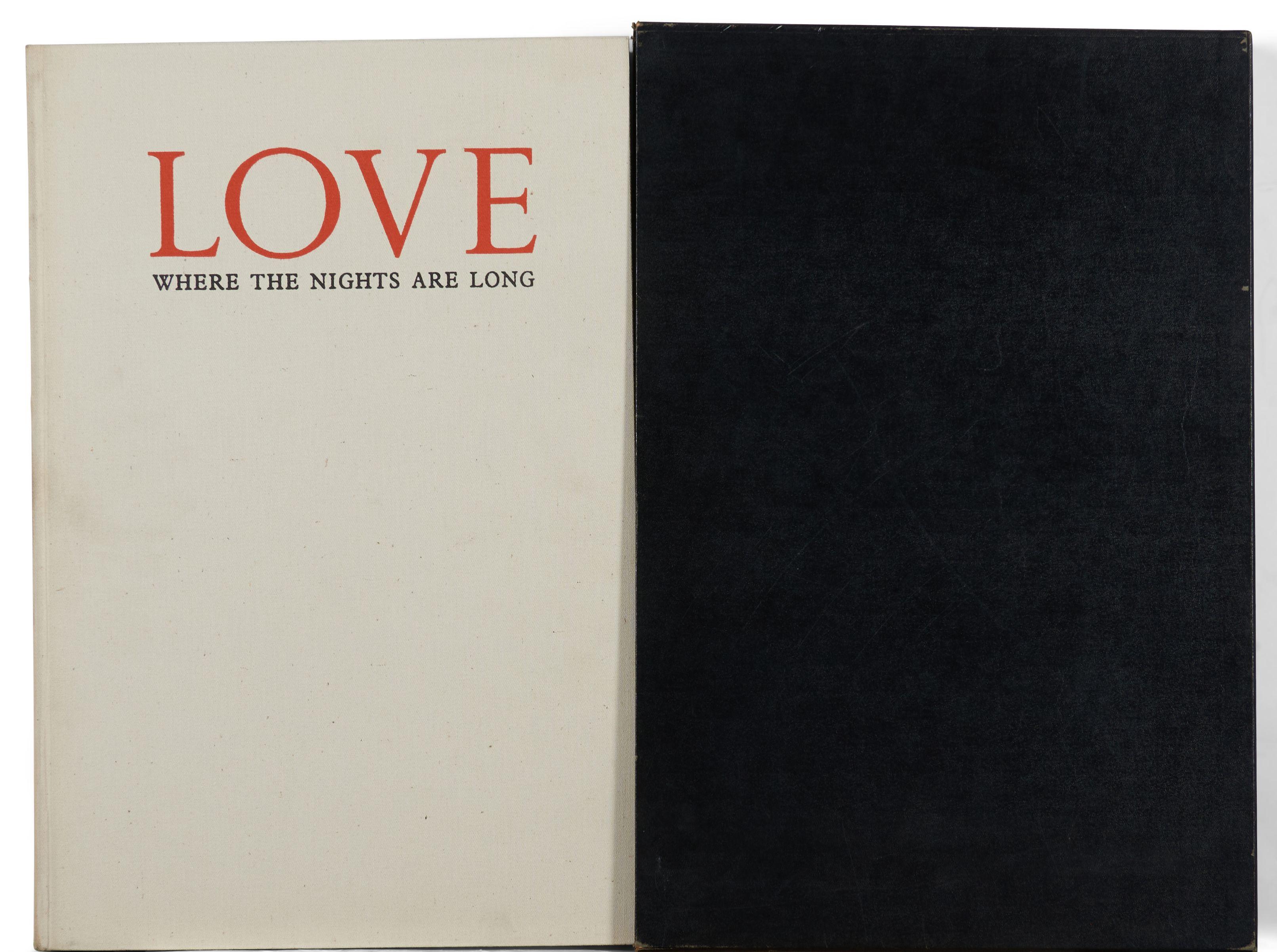 Harold Barling Town, RCA,OSA,CGP,CPE,OC - Love where the Nights Are Long Bound Portfolio