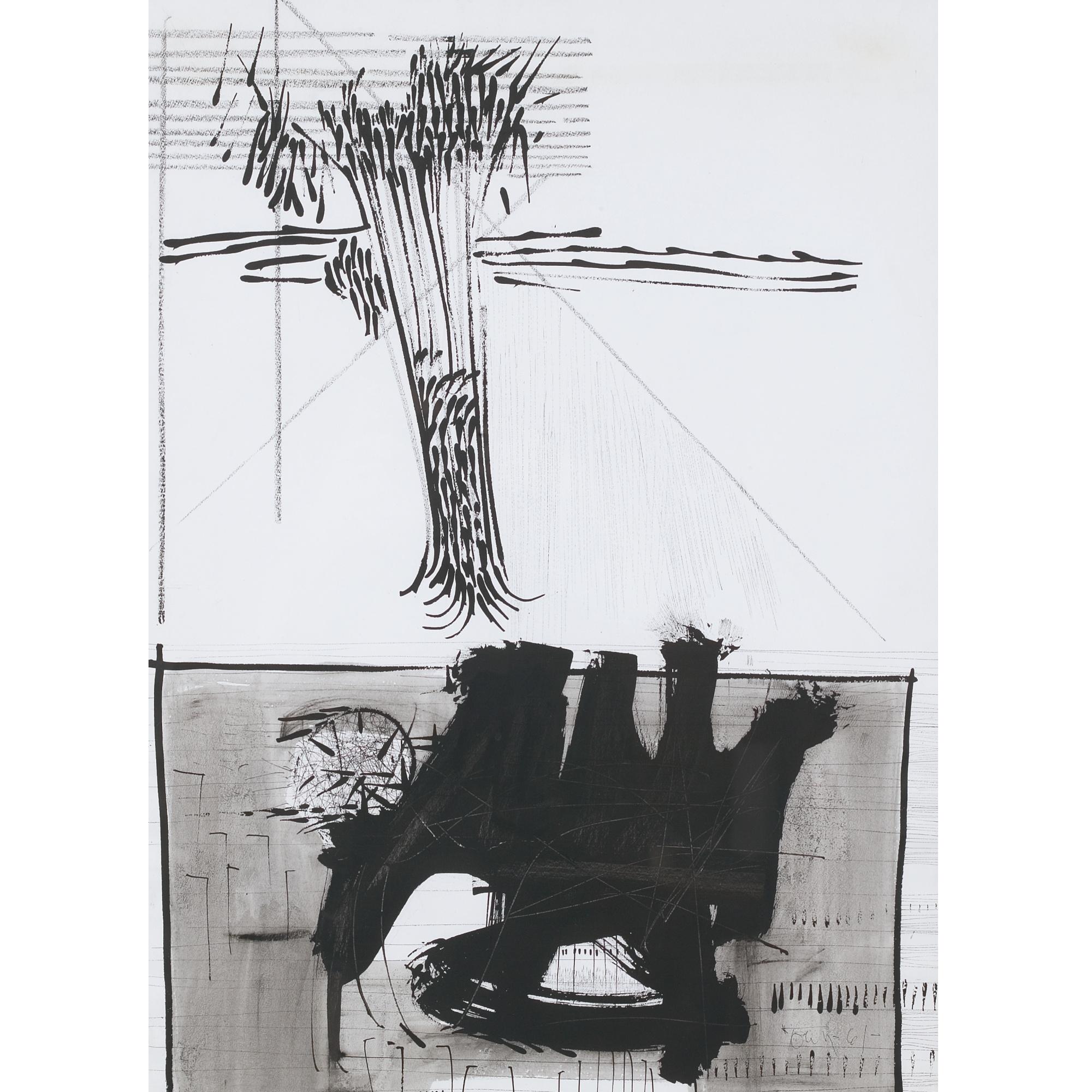 Harold Barling Town - Abstract Drawings, A Pair