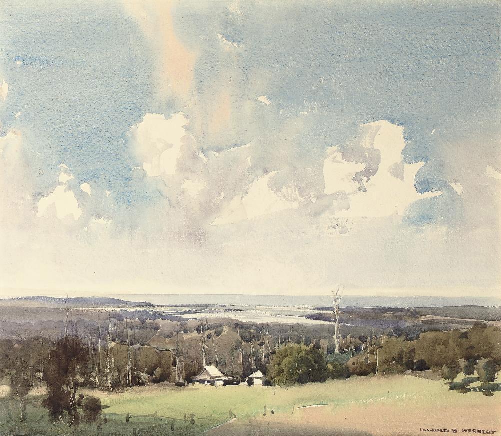 Harold Brocklebank Herbert - Coastal landscape, Australia