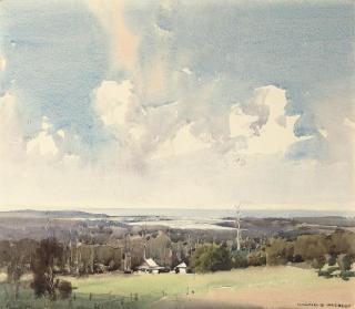 Harold Brocklebank Herbert - Coastal landscape, Australia