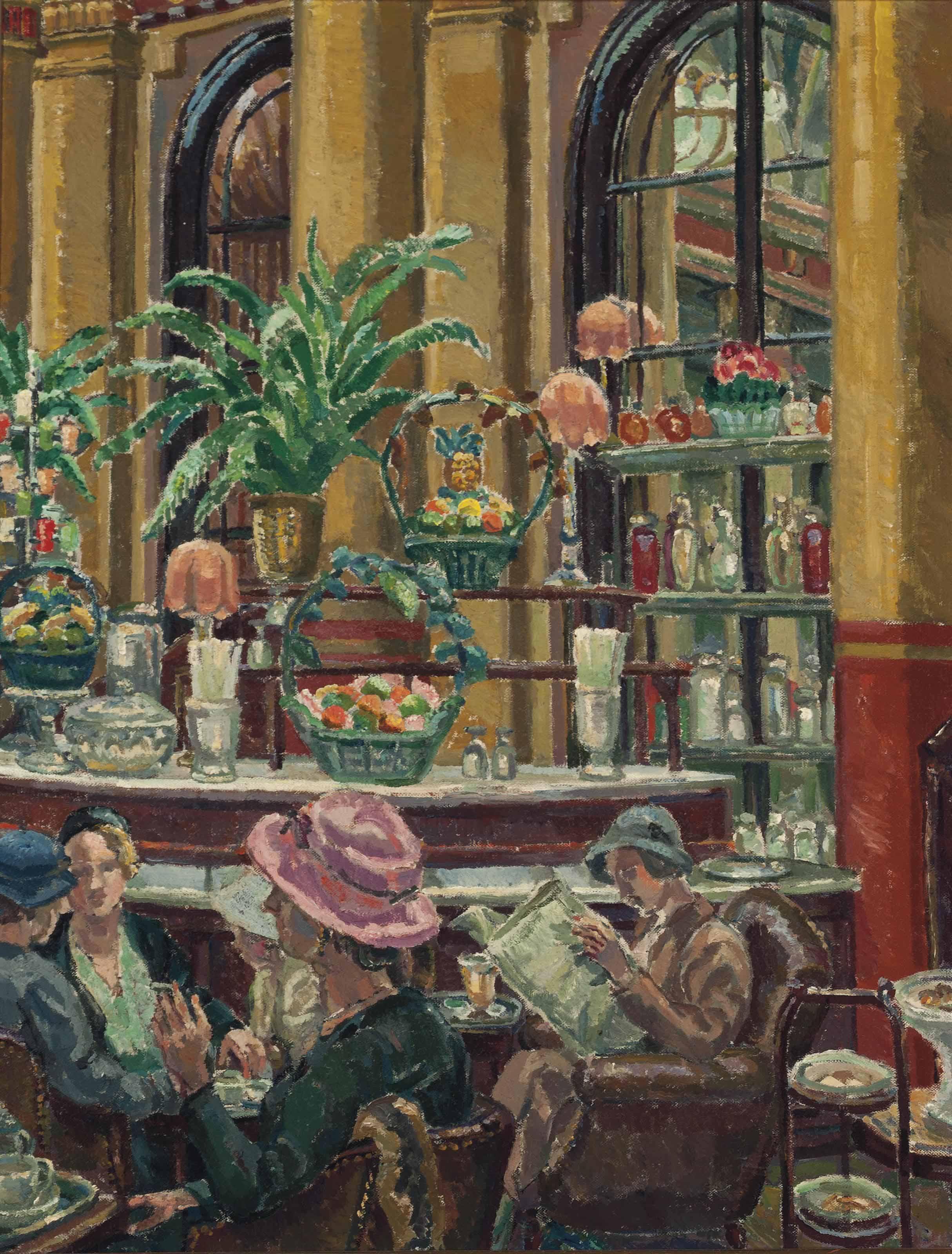 Harold C. Harvey - The café