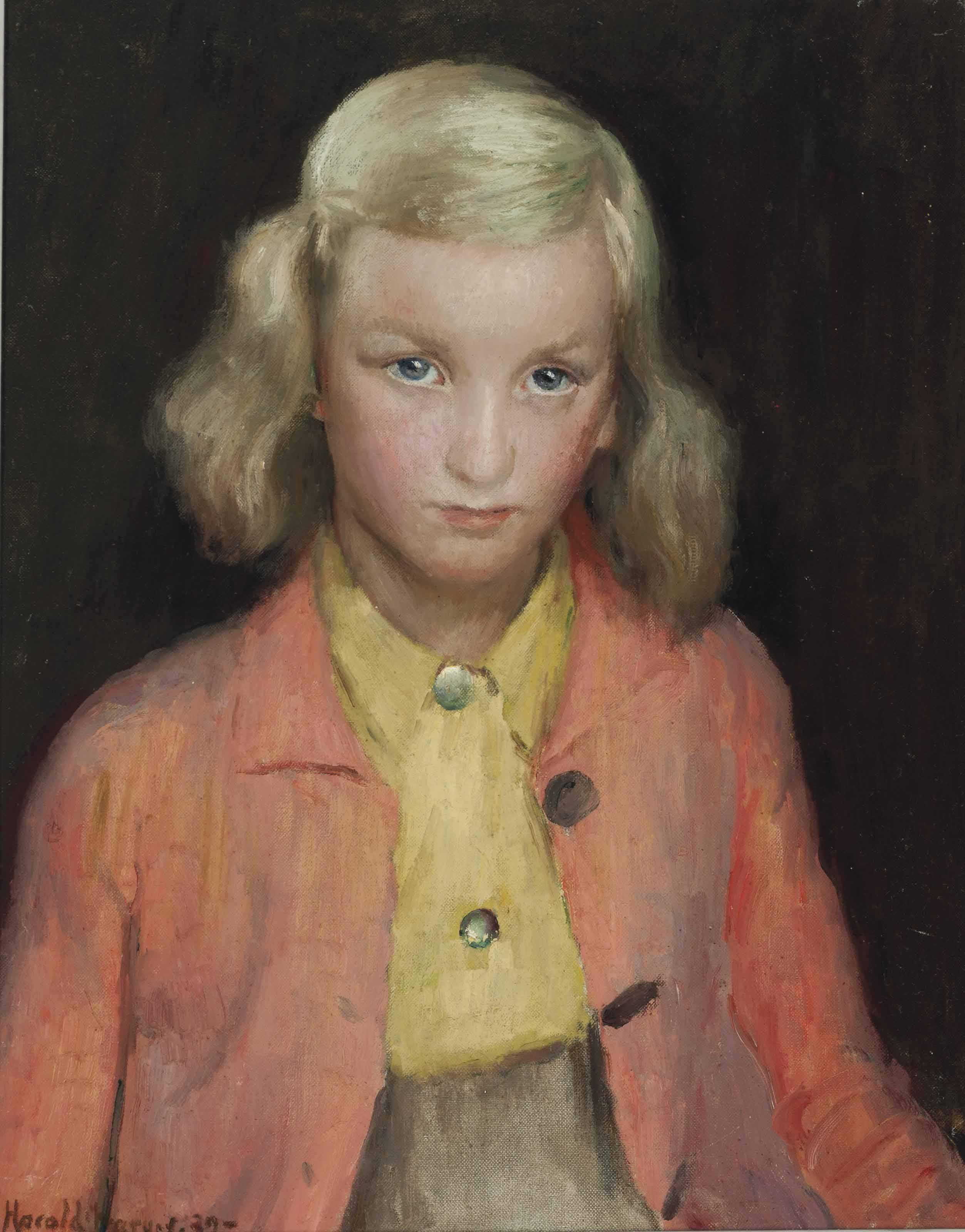 Harold C. Harvey - The yellow blouse