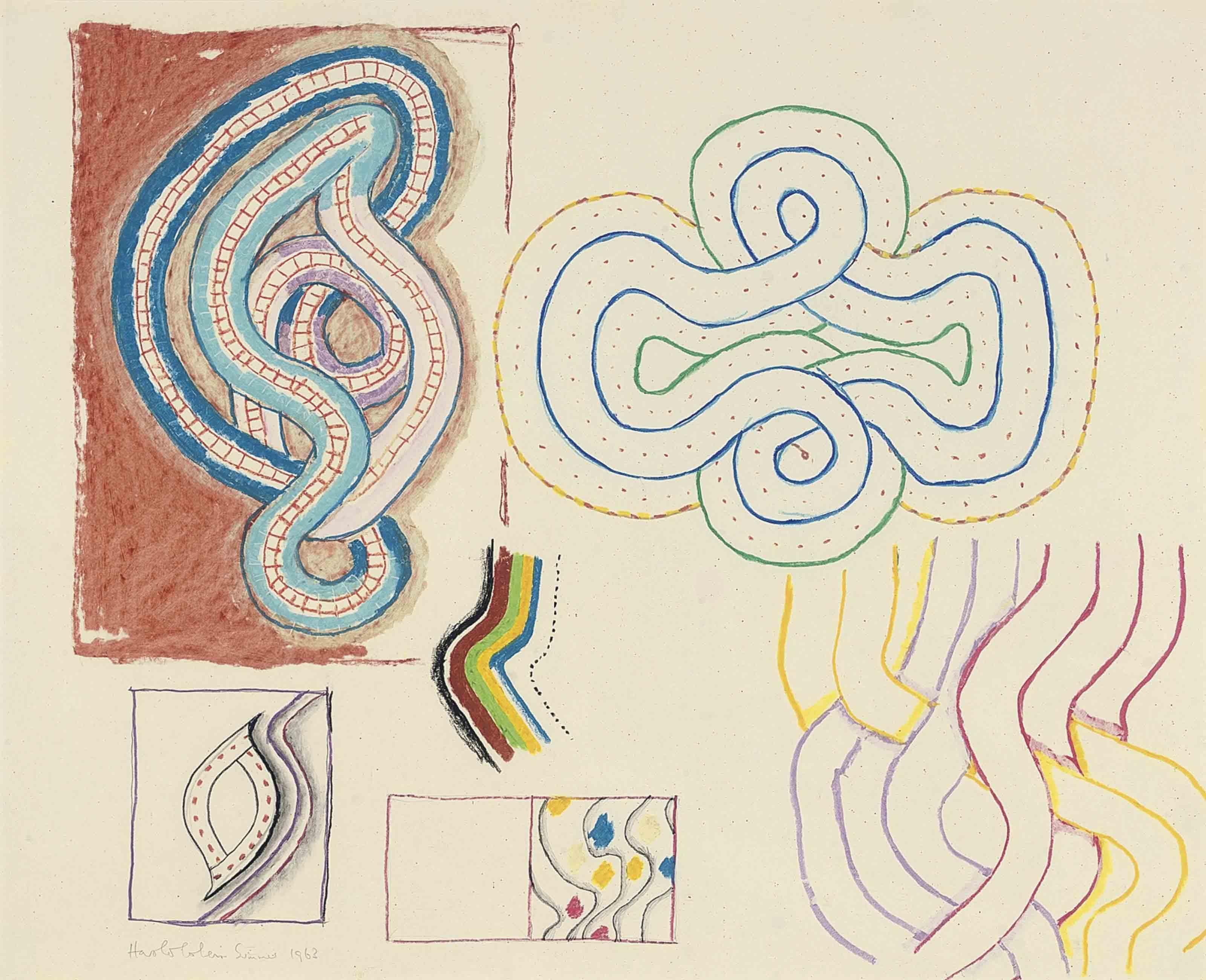 Harold Cohen - Abstract studies