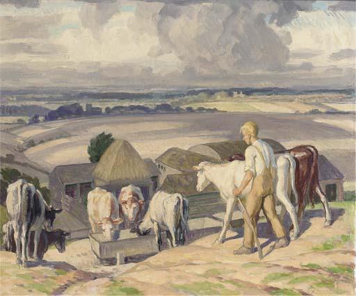 Harold Dearden - Feeding The Calves
