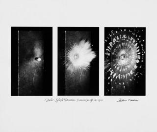 Harold E. Edgerton - »Bullet Splash Formation« (Ein Geschoss zerbirst)
