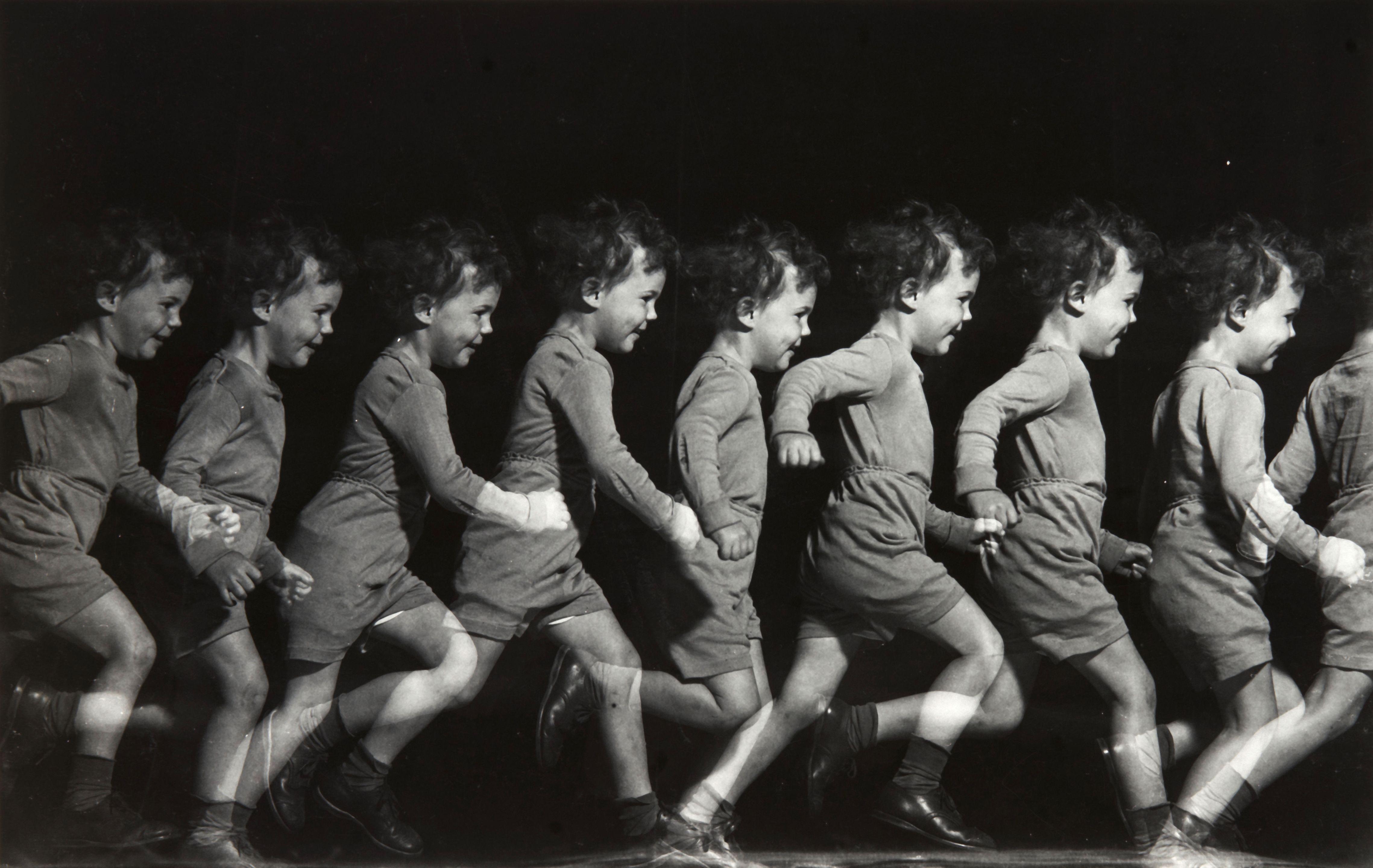 Harold Edgerton - Child Running, alternatively titled Bob Running