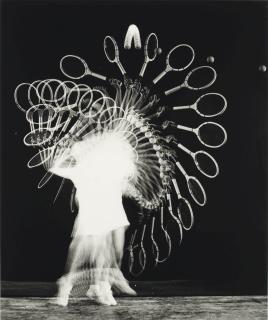 Harold Edgerton - Gussie Moran, Tennis Serve, 1952