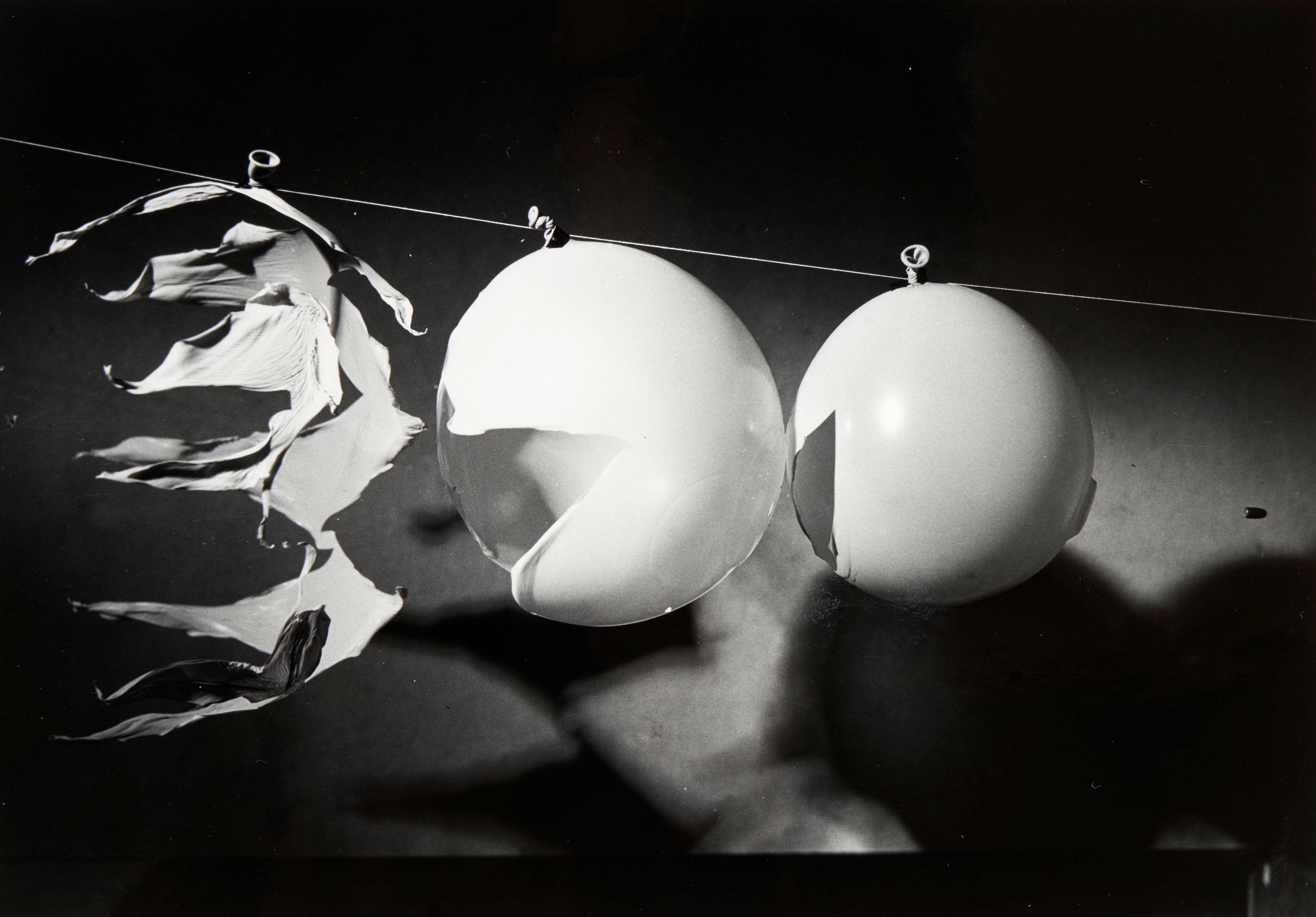 Harold Edgerton - Three Photographs including: Bullet Through Balloons 3