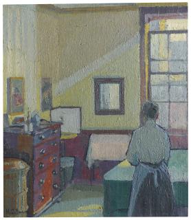 Harold Gilman - Interior (Mrs Mounter)