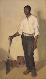Harold Gilman - Portrait of a Negro Gardener