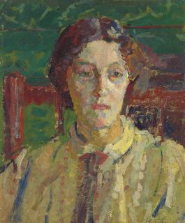 Harold Gilman - Portrait of Mrs Whelan