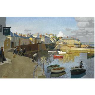 Harold Harvey - A View Of Mousehole