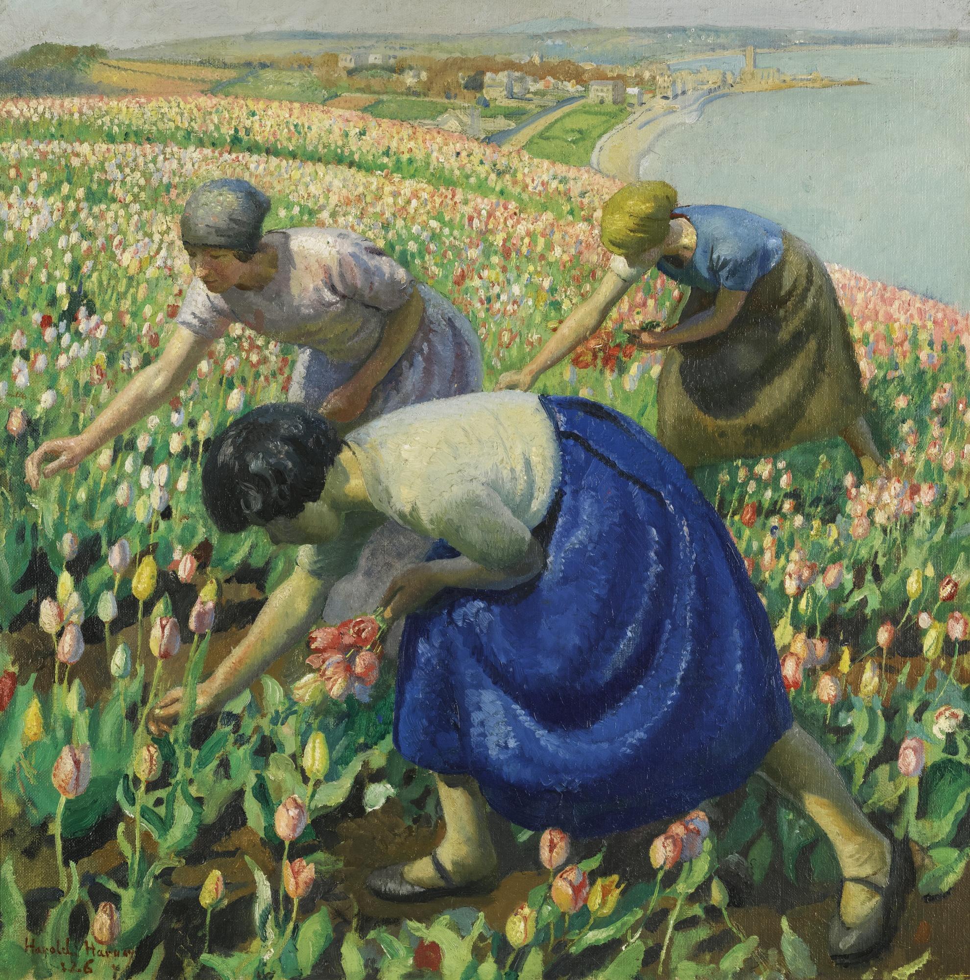 Harold Harvey - Tulip Pickers